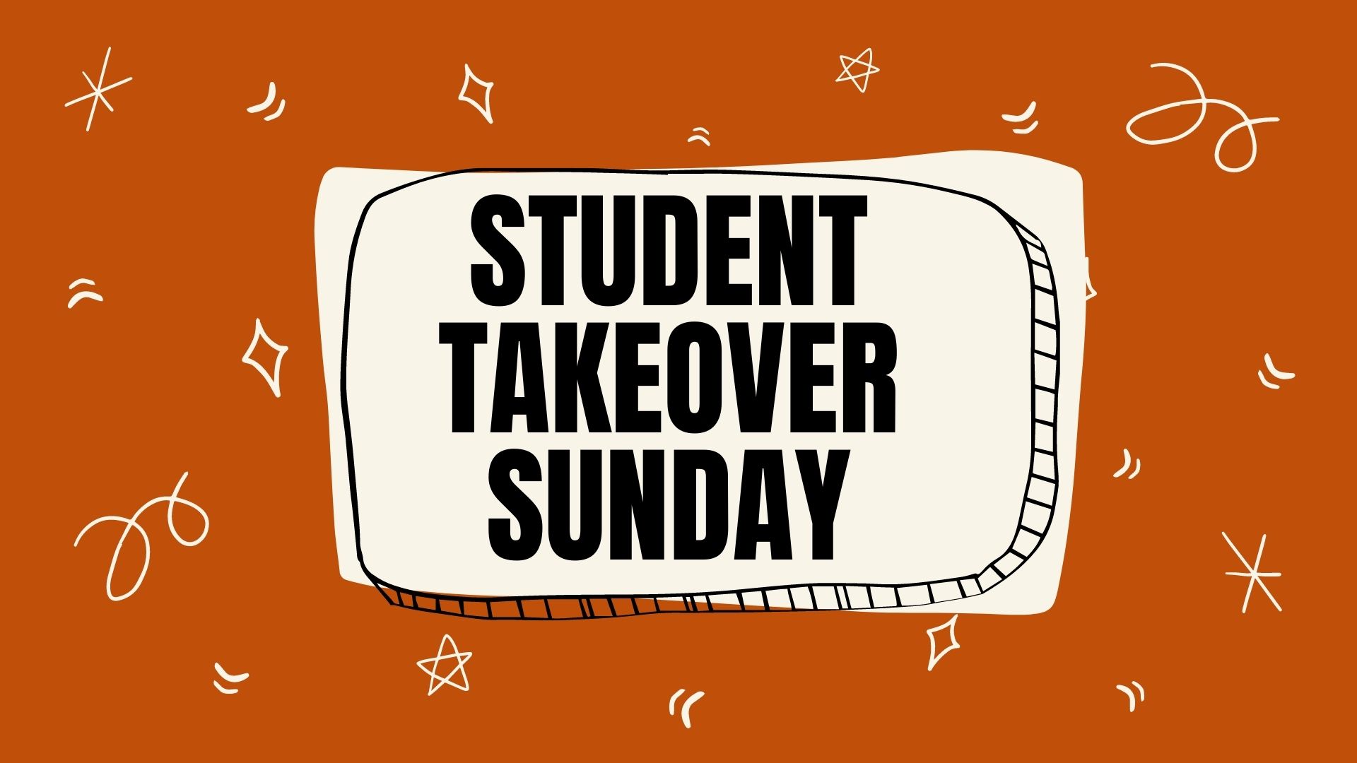 Student Takeover Sunday